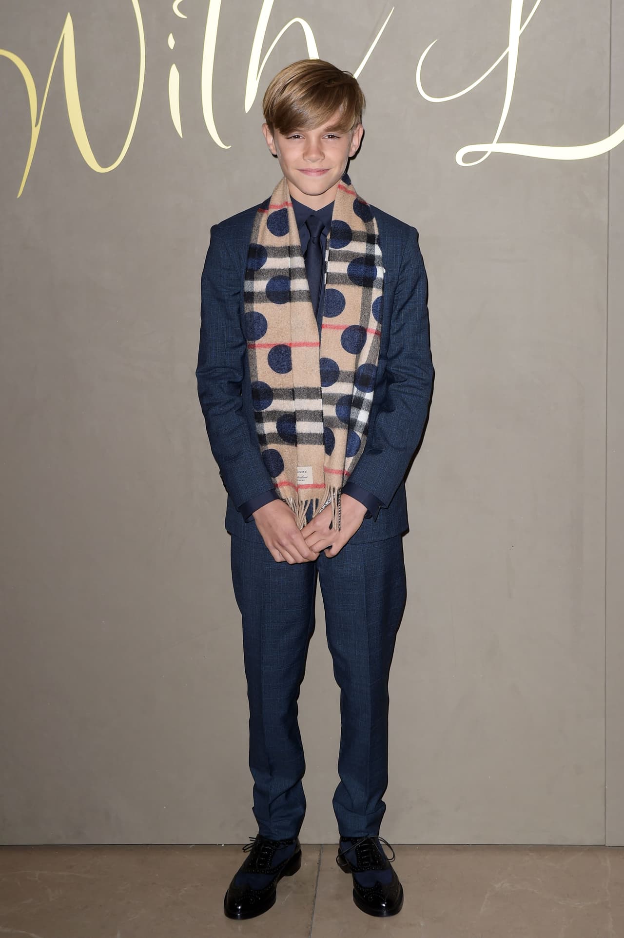 Pero la estrella de la noche era su hijo mediano, Romeo.