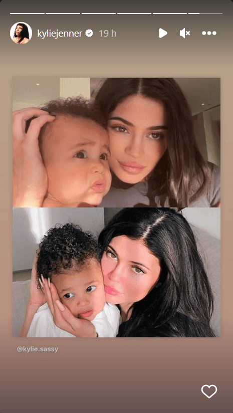 Kylie Jenner mostró lo mucho que se parecen sus hijos Stormi y Aire