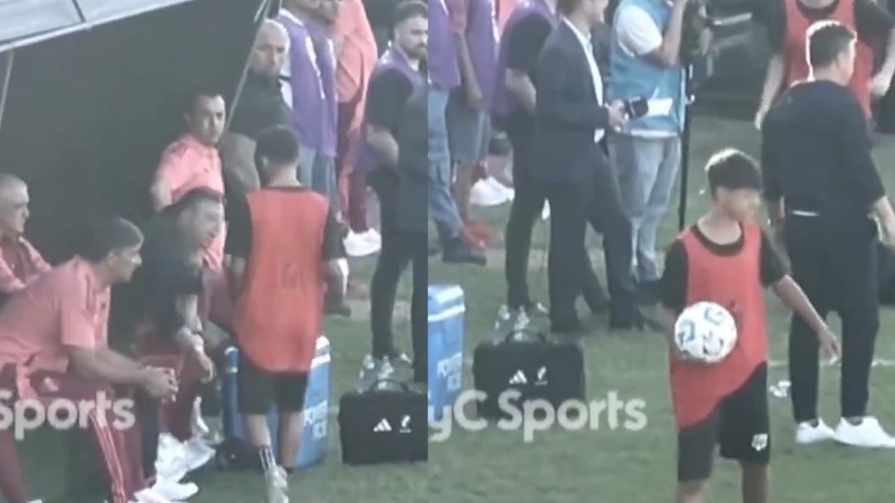 ¡Insólito! River Plate le esconde un balón a los recogepelotas durante un juego