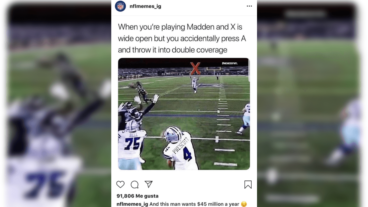 Esto sucede en la temporada baja con el supuesto contrato de Dak Prescott con lo Cowboys, un Tom Brady acorde al momento mundial actual y también figuran los Giants.