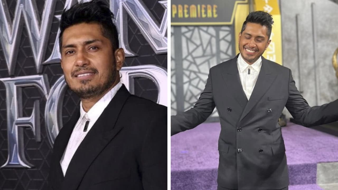 ¡"Viva México!": Tenoch Huerta celebra con sus fans en la premier de 'Black Panther: Wakanda Forever'