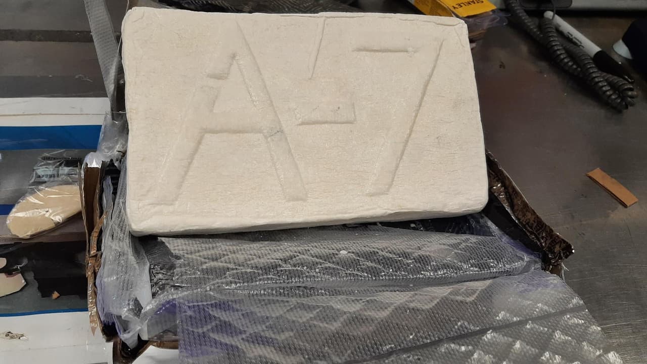 Al examinar el polvo hallado en el automóvil y en la casa, se determinó que era cocaína.