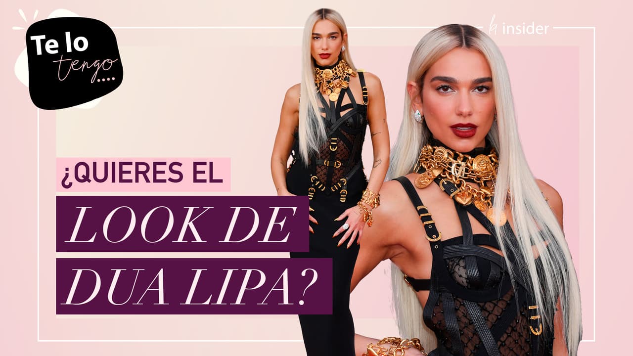 ¿Quieres el vestido que Dua Lipa usó en los Grammy? Te lo tengo (casi igual pero más barato)