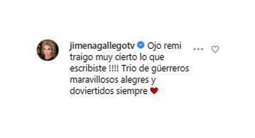 Jimena Gallego, quien la semana pasada se convirtió en madrina de la menor de las hijas de Gómez Mont, recordó así el difícil proceso que vivió Inés cuando nacieron sus trillizos.