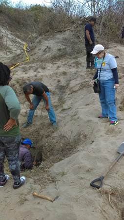 En más de 120 puntos de excavación se han encontrado restos humanos.