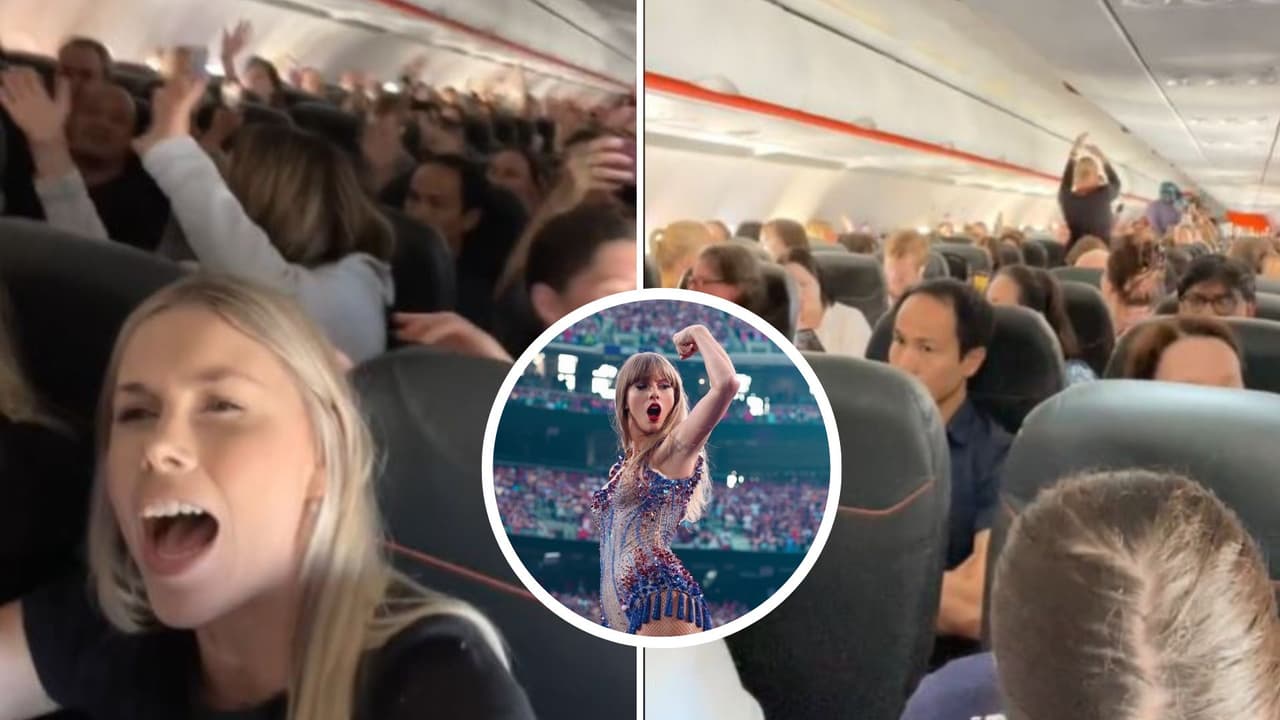 Fans de Taylor Swift cantan a todo pulmón sus temas en pleno vuelo y los acusan de “irrespetuosos”