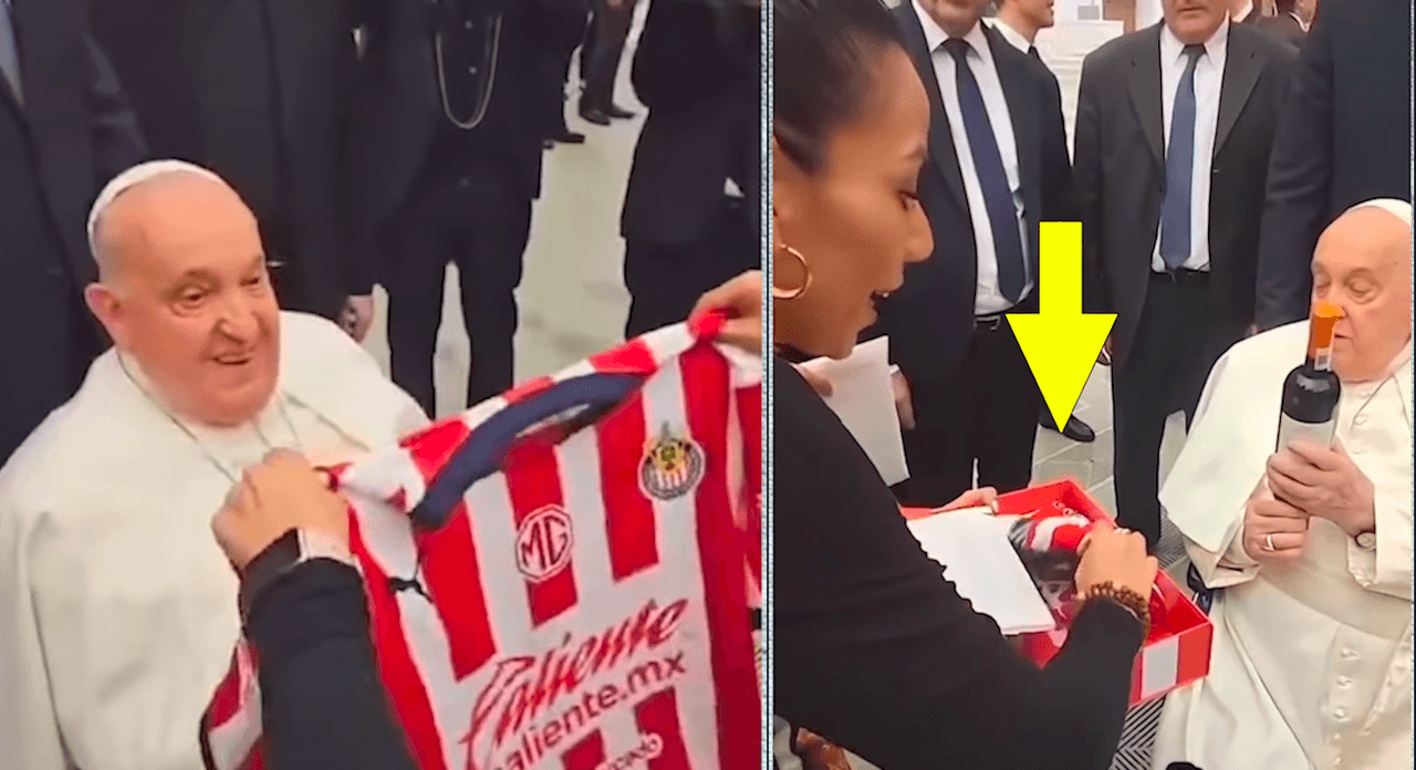 La bendición del Papa Francisco a una playera de Chivas