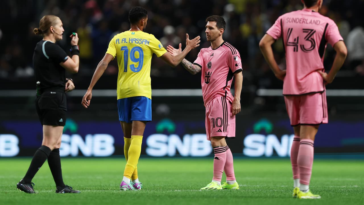Messi jugó, pero no evita humillación de Al Nassr a Inter Miami