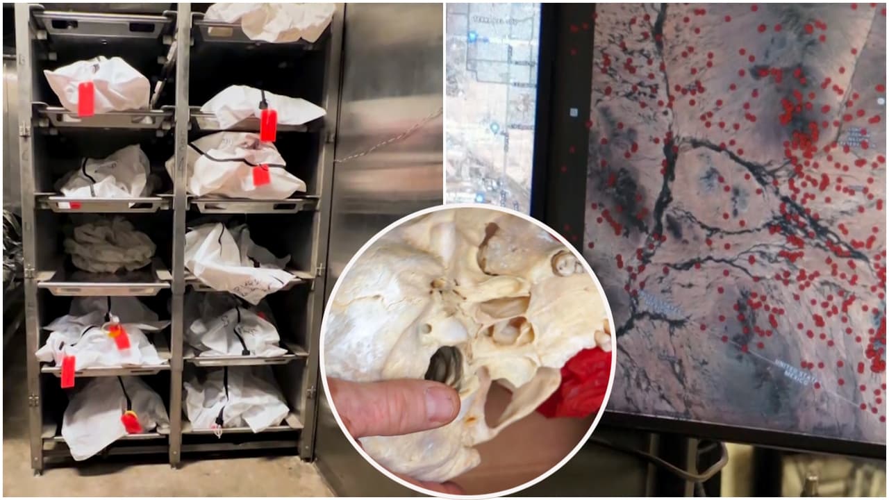 La morgue de Pima: donde terminan los sueños de muchos migrantes que pasan por el desierto de Arizona