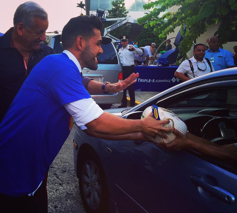 Maratón de Gente Buena en entrega de pavos del Municipio de Guaynabo