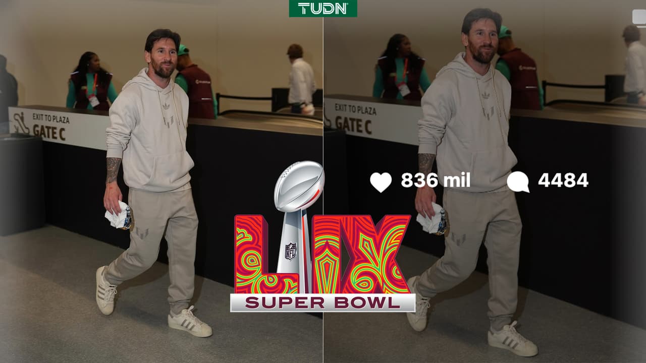 Messi y su entrada al Super Bowl 'estallan' las redes de la NFL