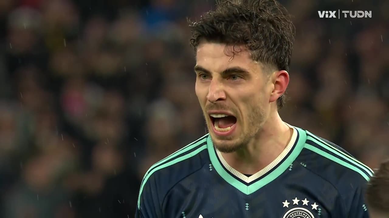 ¡Alemania ya lo gana! Tras revisión en el VAR Havertz no falla desde los once pasos