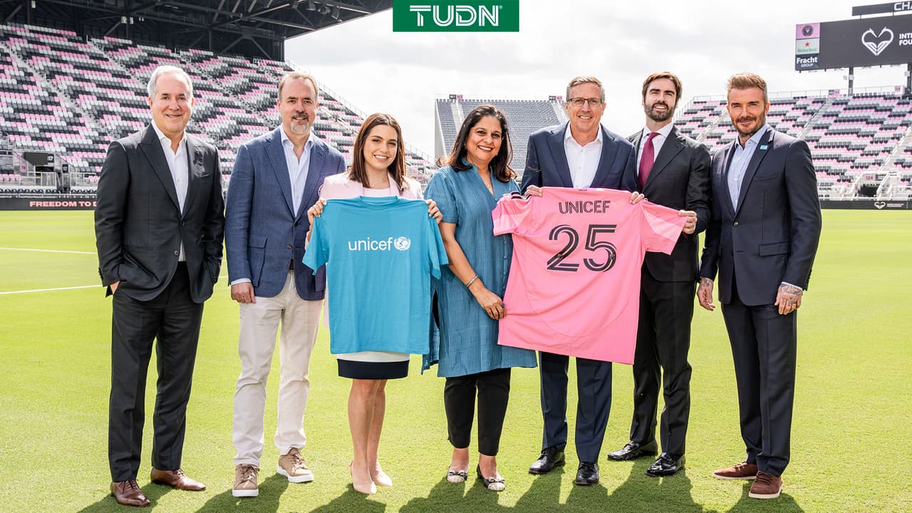 Inter Miami y Unicef anuncian alianza para ayudar a niños de Latinoamérica