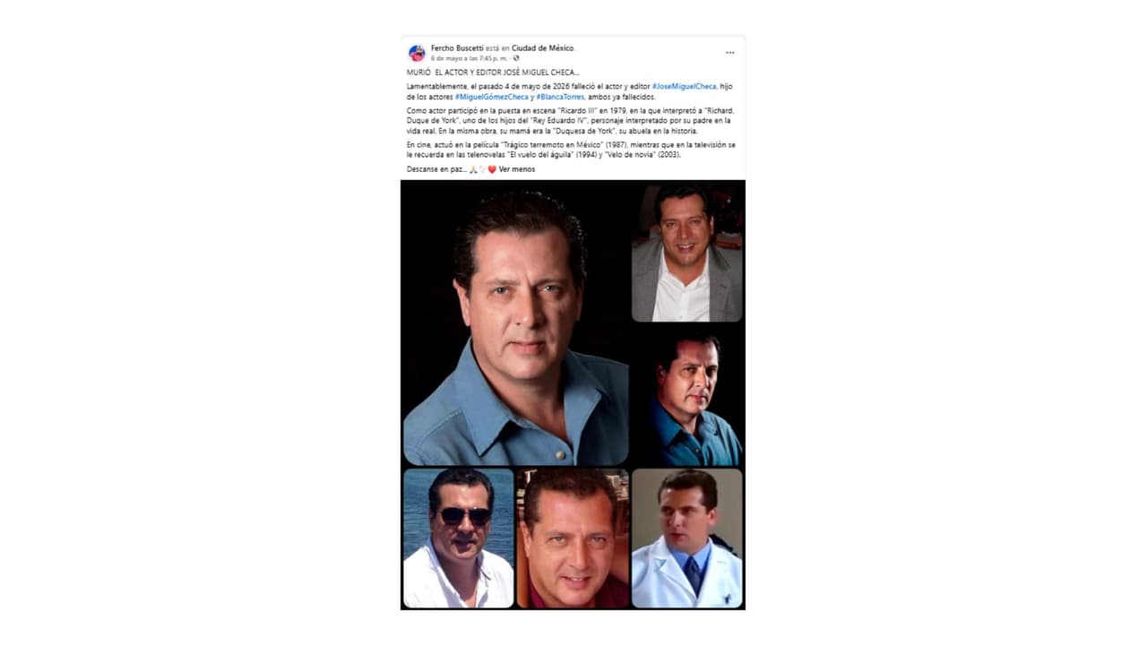 El actor participó en varias telenovelas mexicanas.