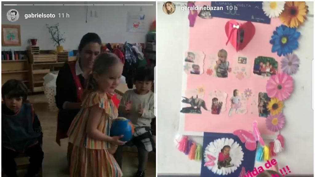 Esta no es la primera vez que Gabriel y Geraldine se juntan bajo el mismo techo a convivir con sus hijas. En febrero, ya estaban separados, pero se unieron para festejar el cumpleaños 4 de su hija menor, Miranda.