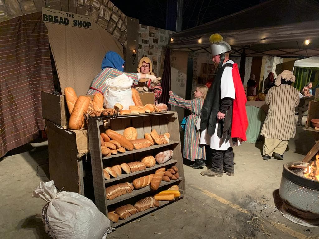 Escena del Nacimiento en Riverdale.