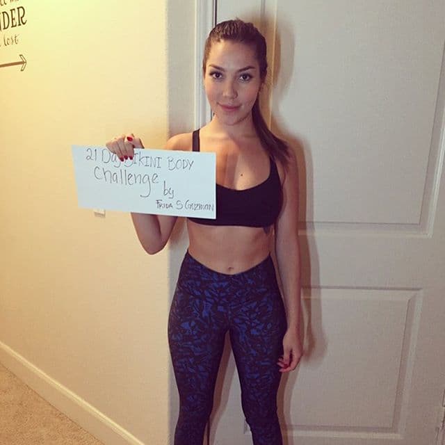 La hija de la Guzmán le ha entrado de lleno al gym y alimentación sana.