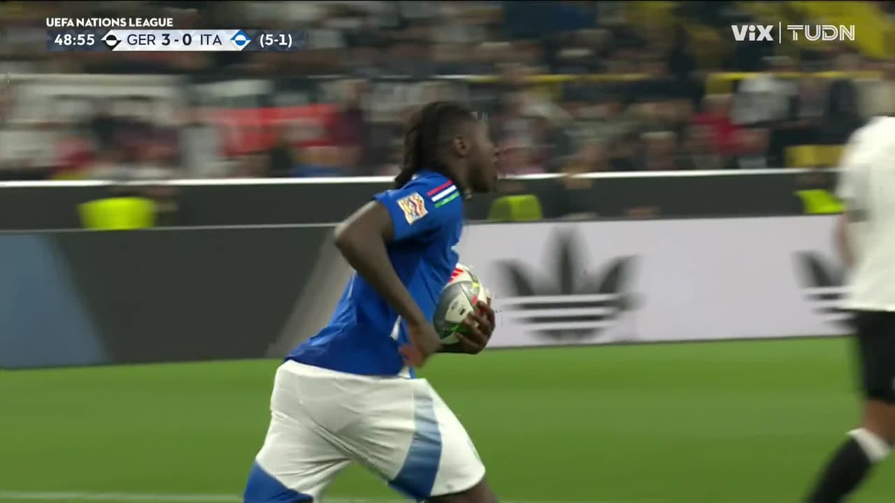 ¡Gol de Kean! Moise le da un levantón a Italia con el trallazo