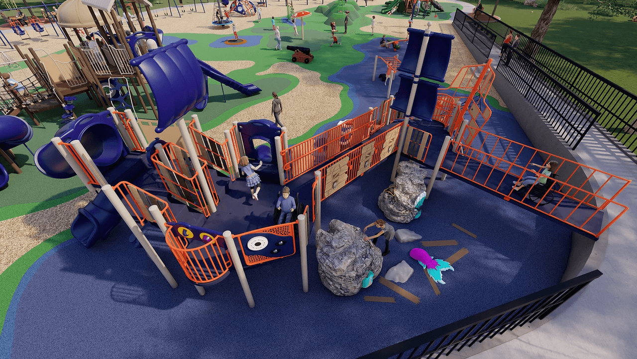 <b>Classen-Steubing Ranch Park</b> es la zona donde se construye el parque con temática pirata. 
<br>