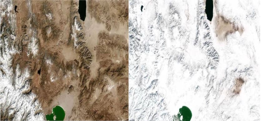 La impactante transformación de California antes y después de las lluvias de 2019