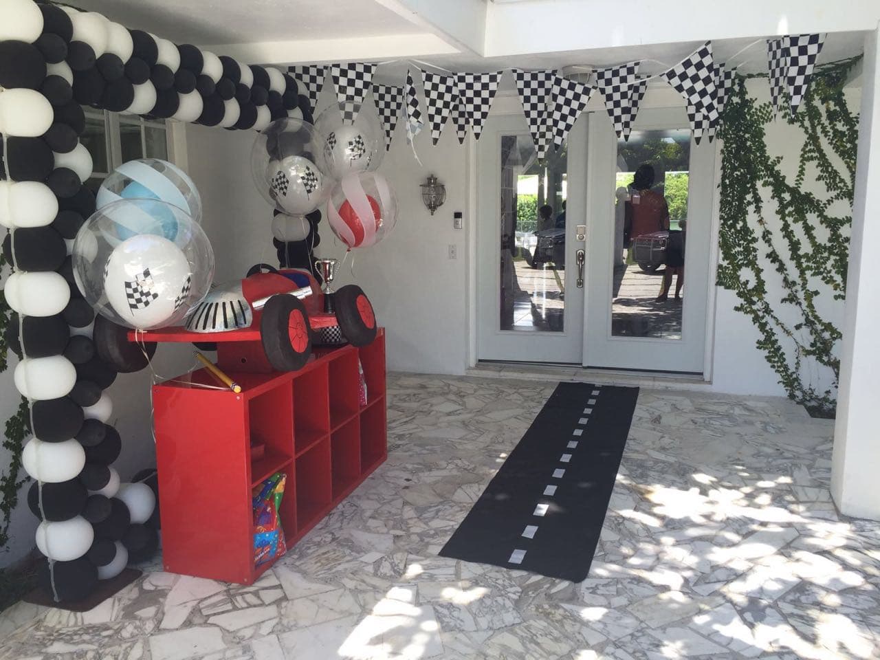 El camino para llegar al que sería un gran festejo.