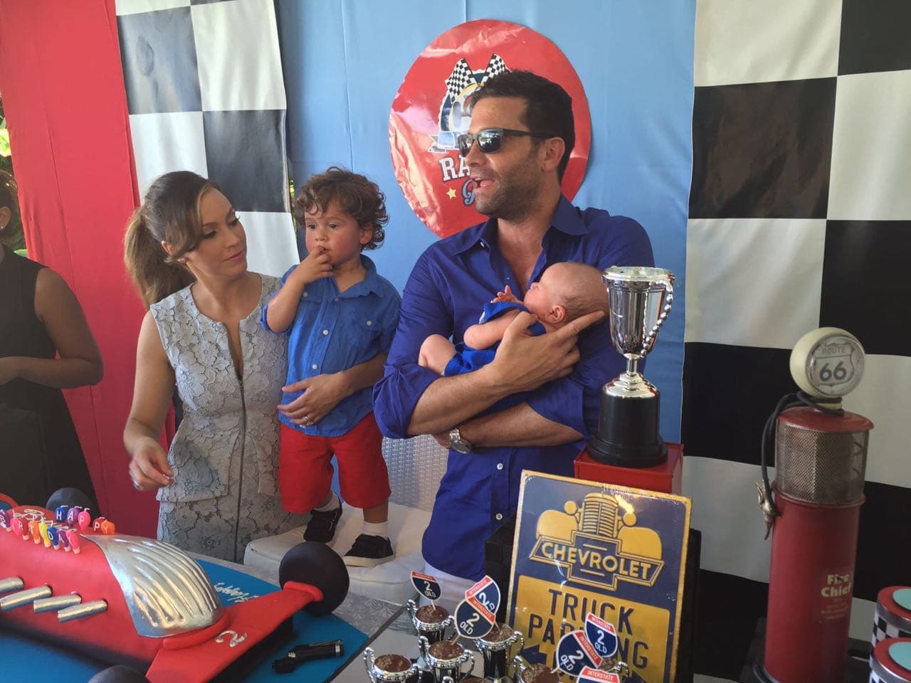 Los cuatro integrantes de la familia Butler - Preto juntos.