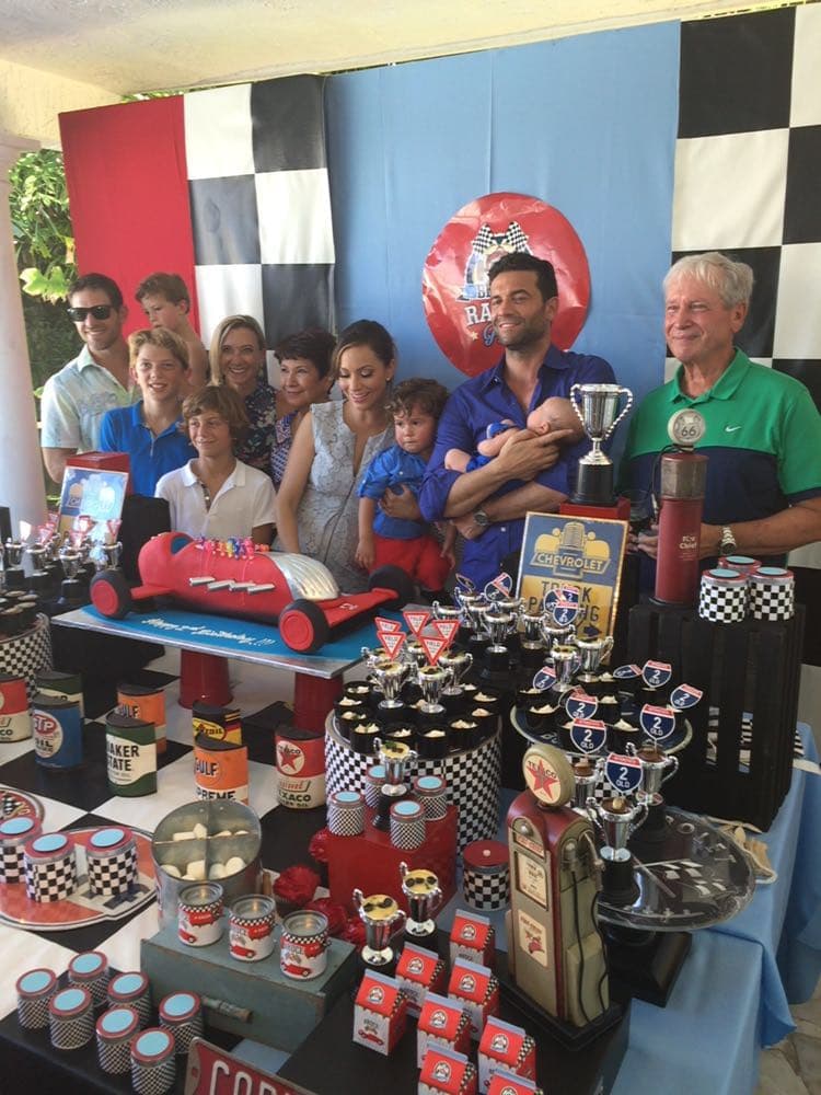 La foto familiar no podía faltar.