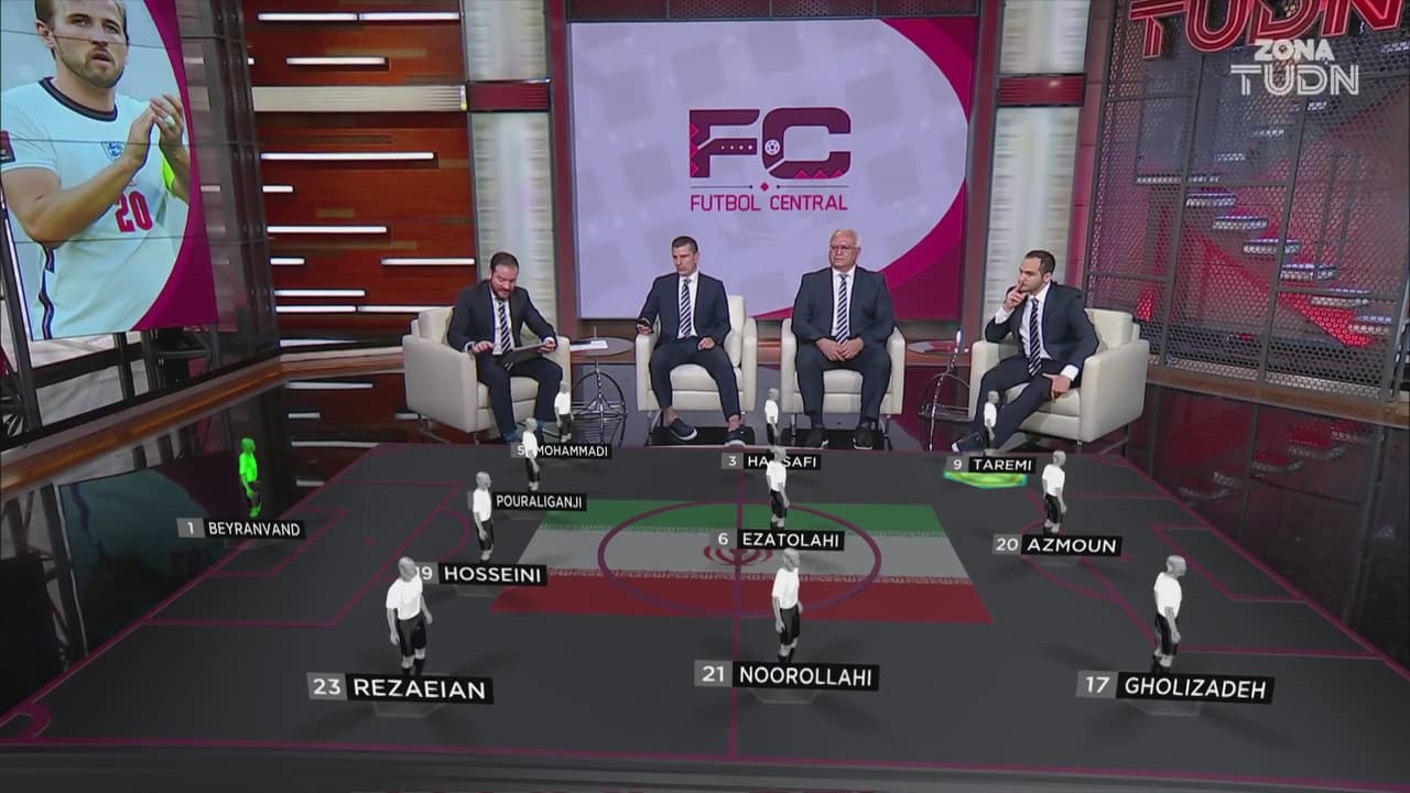 Las alineaciones titulares para el vibrante Estados Unidos vs. Irán