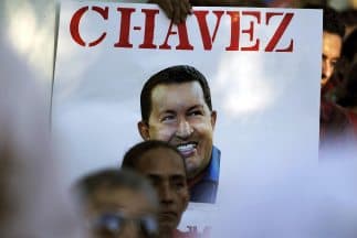 Partidarios de Hugo Chávez.