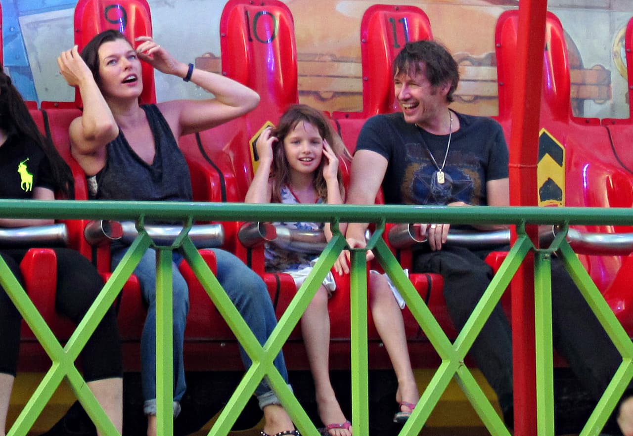 La familia se subió a cuanto juego se les atravesó.