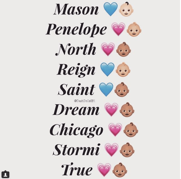 Esta es la lista de los bebés Kardashian iniciando con Mason, el hijo de Kourtney, de 8 años de edad, hasta llegar a True, la más pequeña de la dinastía con su escaso mes de nacida.