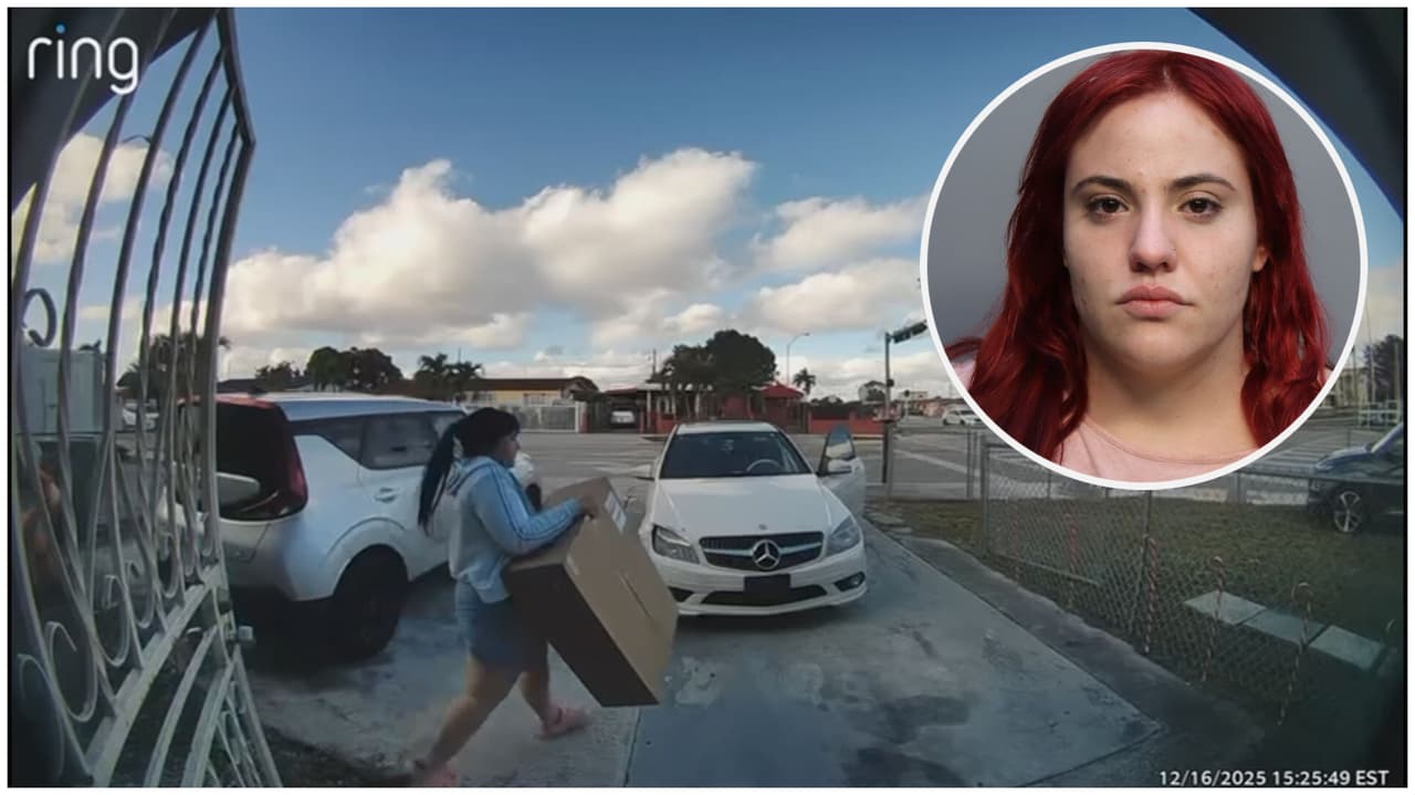 Arrestan a mujer acusada de robar paquetes valorados en cerca de $500 de una casa en Hialeah