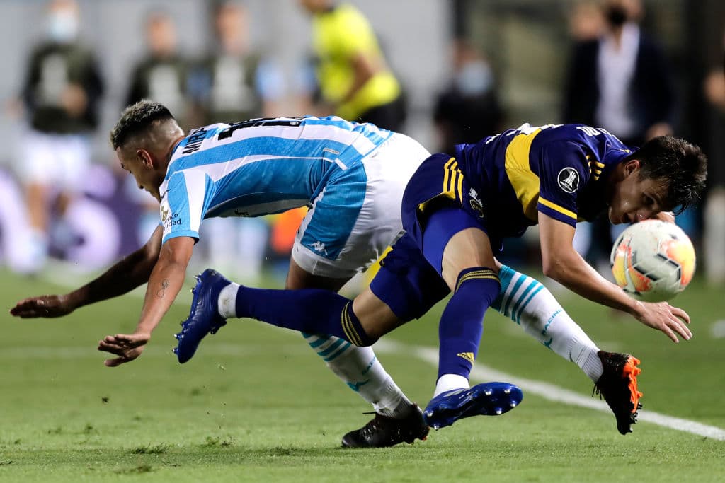 Racing se impone 1-0 en casa a Boca y toman una ligera ventaja en los cuartos de final de la Copa Libertadores.