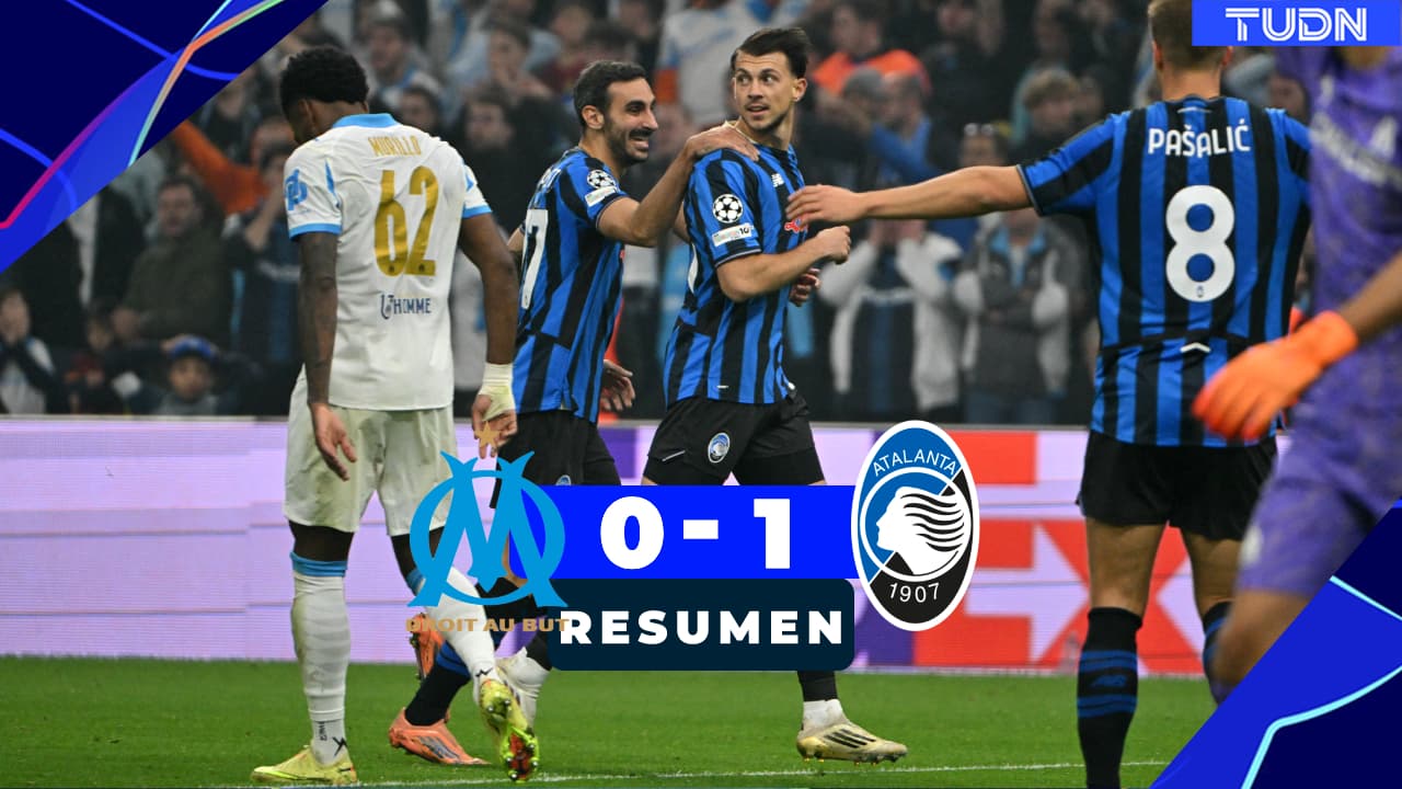 Resumen | Triunfo de oro del Atalanta contra Marsella en Champions