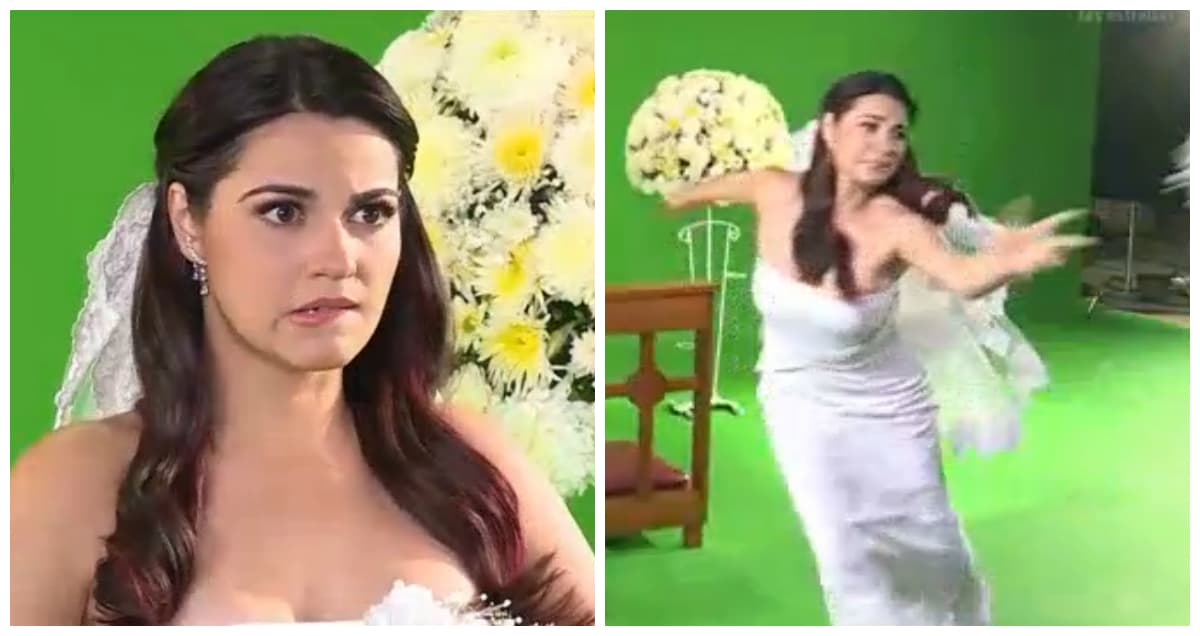 Maite Perroni sufrió una aparatosa caída por echar a correr vestida de  novia