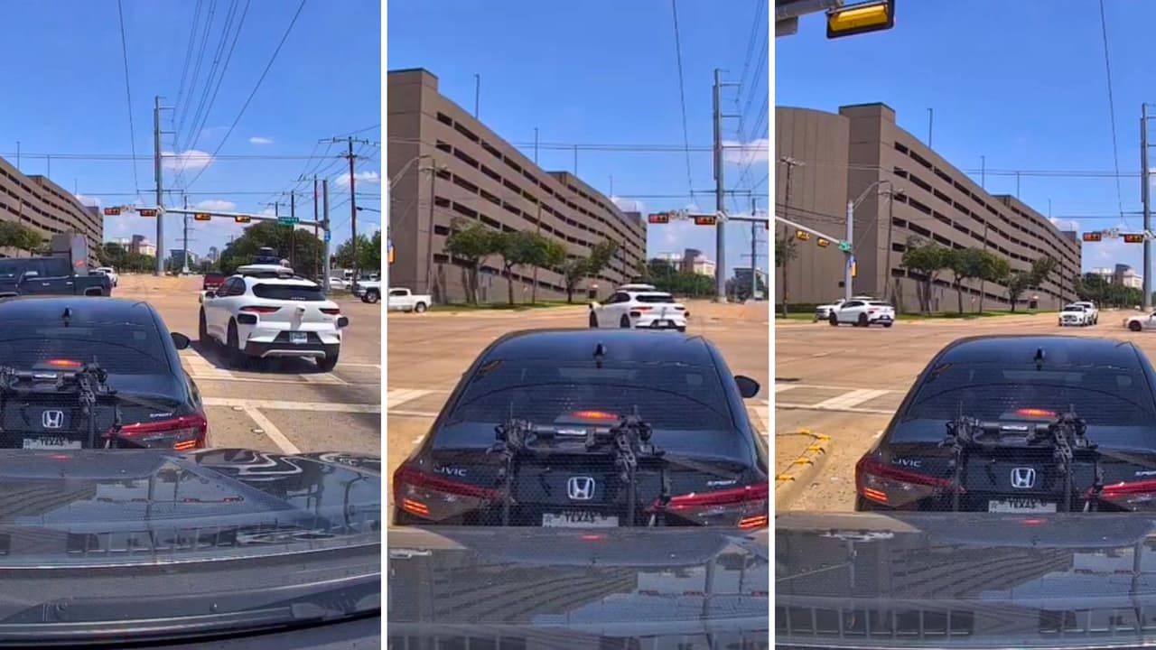 Waymo explica por qué un robotaxi cruzó una luz roja en Dallas