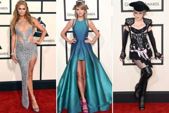 Estas bellezas enseñaron sus piernas y encantos en los GRAMMY. ¡Se veían de lo más tentadoras!