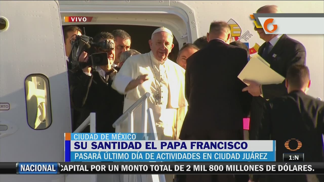 Papa Francisco se despide de la Ciudad de México