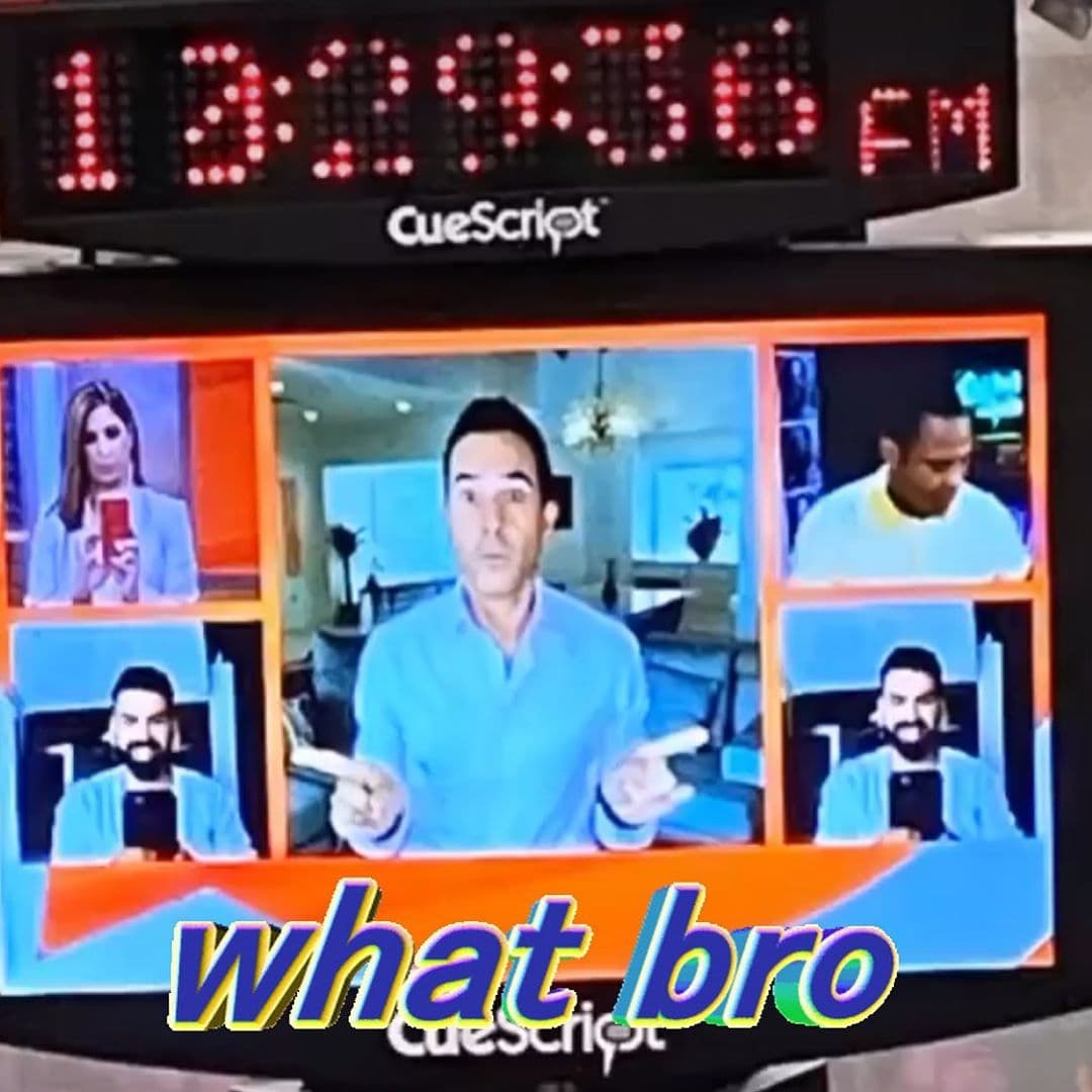 Carlitos se sorprendió cuando, en el marco de Sin Rollo, su pantalla le mostró a 'dos Jomaris'.