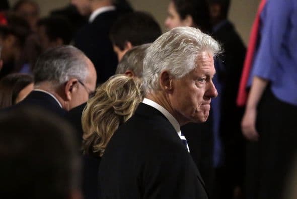 Bill Clinton estuvo entre los presentes.