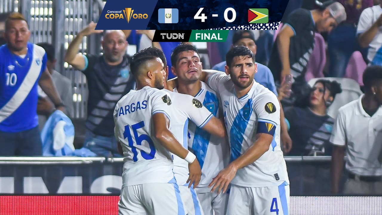 Guatemala aplastó a Guyana y puso un pie en Copa Oro 2021