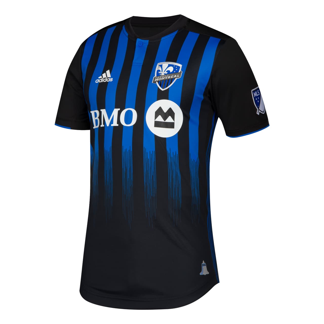 Bastones más estrechos en la nueva camista tiutular de Montréal Impact. (Montréal Impact)