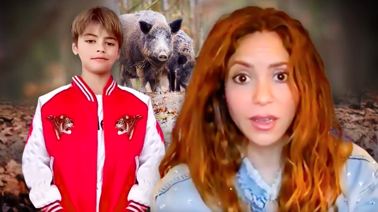 Shakira fue atacada por un par de jabalíes y la reacción de su hijo Milán es inaudita