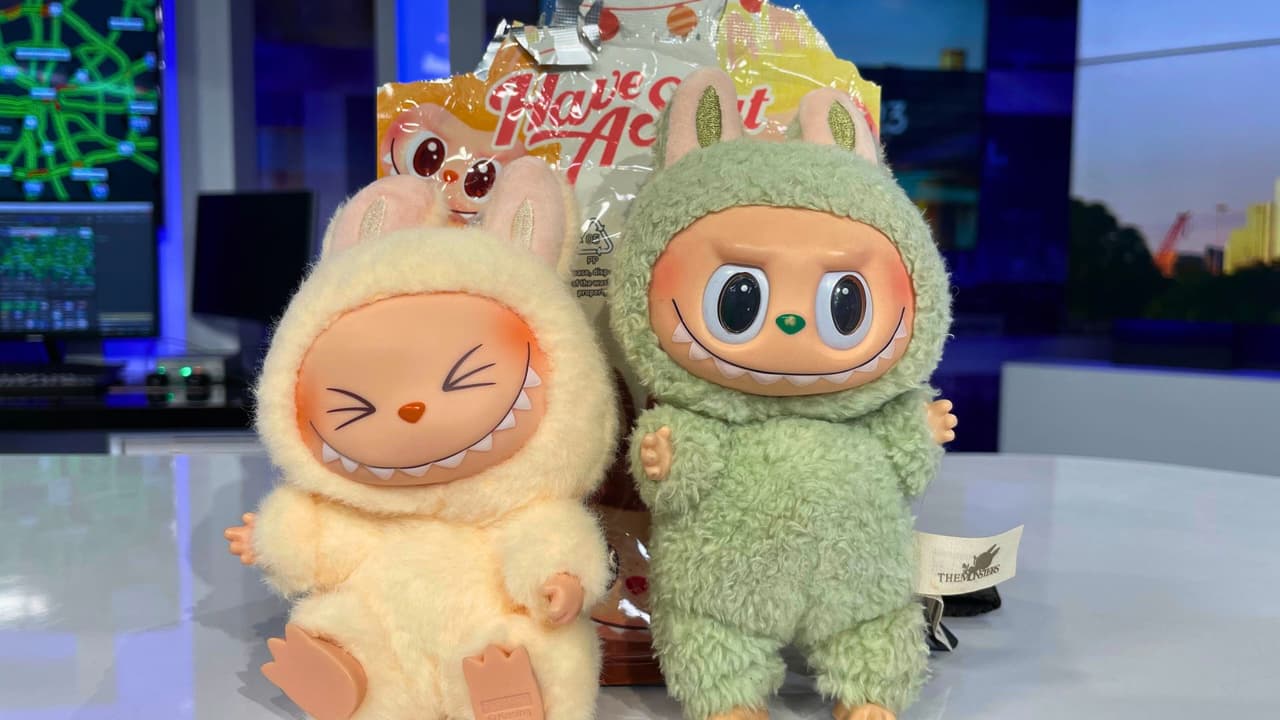 <b>¿Cuál de estos crees que es un chafufu? </b>
<br>
<br>Si elegiste el verde estás en lo correcto, ese muñeco
<b>es la réplica de los <a href="https://www.univision.com/local/los-angeles-kmex/que-son-los-labubus-el-monstruo-de-peluche-que-genera-millones" target="_blank">Labubus de PopMart</a>.</b> A simple vista, es difícil saberlo, pero te decimos lo que debes revisar en tu labubu para saber si es chafufu (réplica) o si tienes un original en tus manos.