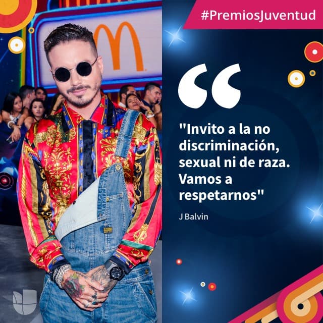 J Balvin en los Premios Juventud 2016