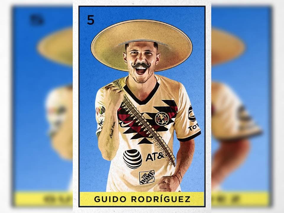 Los jugadores americanistas al estilo de la Revolución Mexicana para conmemorar el 20 de noviembre.