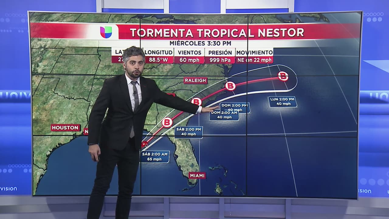 Tormenta Tropical Nestor podría llegar a Carolina del Norte este domingo