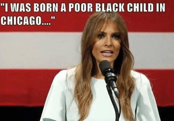 "Nací como una pobre chica afroamericana en Chicago..."