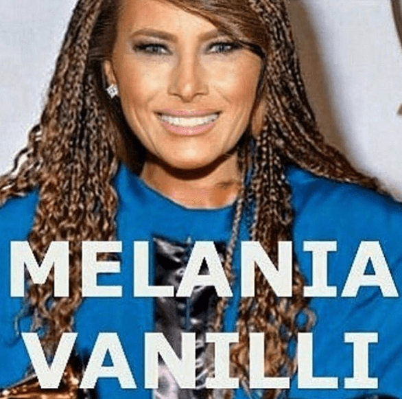 Comparando a Melania con Milli Vanilli, quienes engañaron a la gente en los 90s.