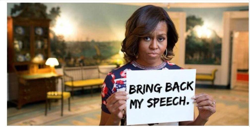 ¡Regrésenme mi discurso!